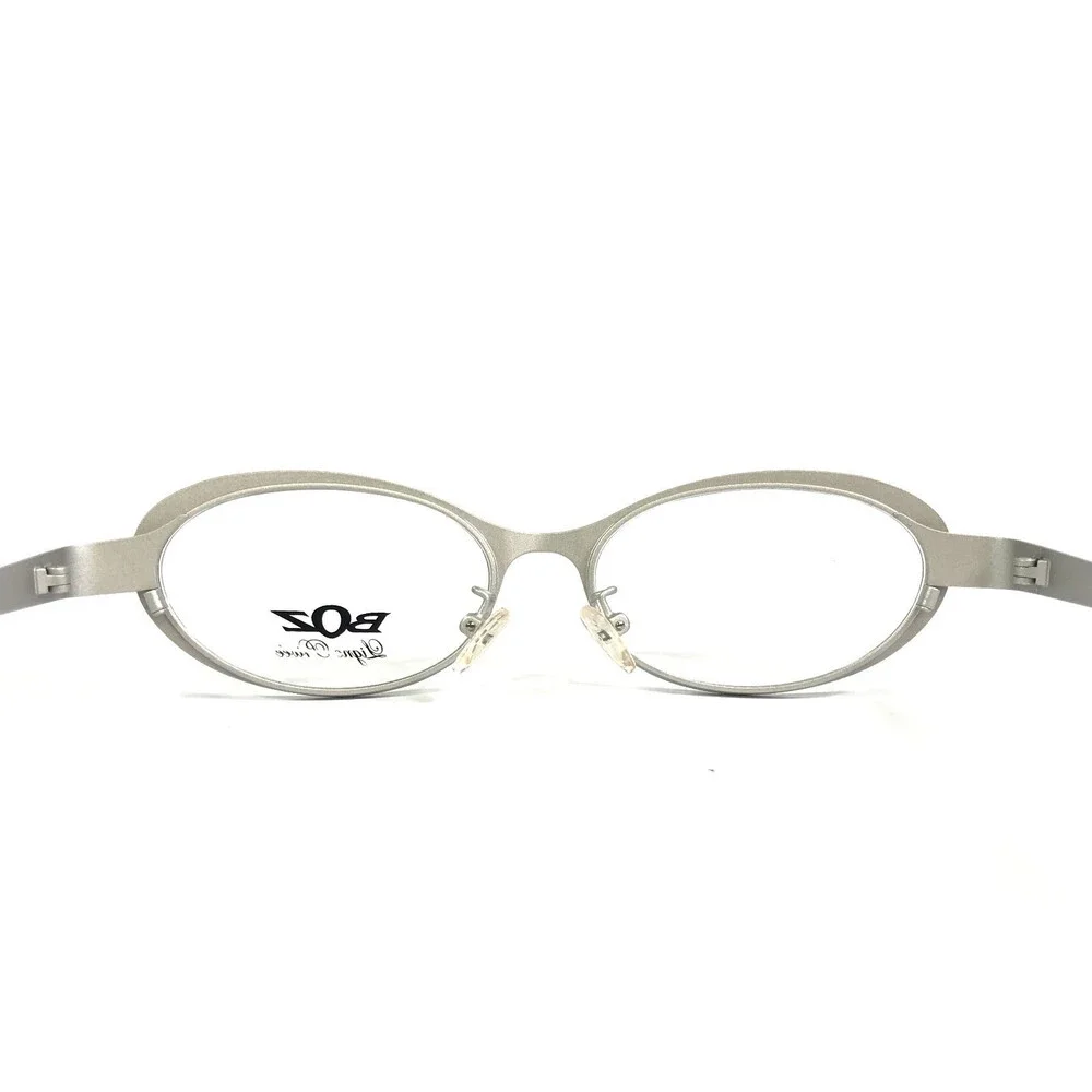 BOZ Eyeglasses Frames ZENNI 0010 Black Silver Strass Crystals Oval 51-16-140